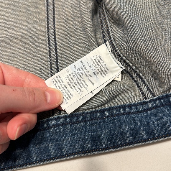 J crew crewcuts girls blue denim jacket size 2 💙 - Picture 6 of 7